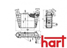 HART 612724 Ladeluftkühler