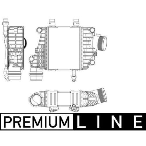 Ladeluftkühler mahle 410 - mahle, ci